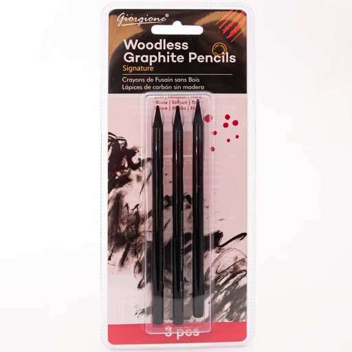 [G-WM-3201] Set de lápiz carbonizado 3 piezas
