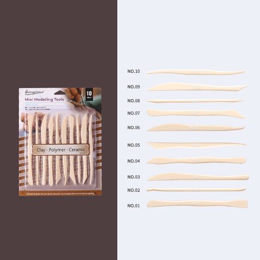 [G-Y0002] Juego de moldeadores 10pc GIORGIONE