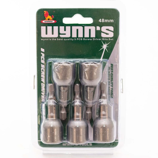 [W0621F] Bit magnetico 13*48mm 5 piezas wynns