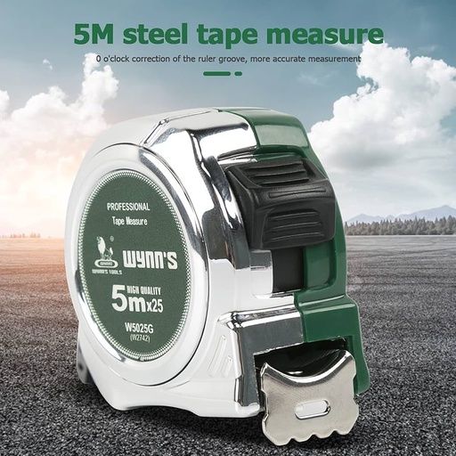 [W5025G] Cinta metrica 50m*25mm wynns