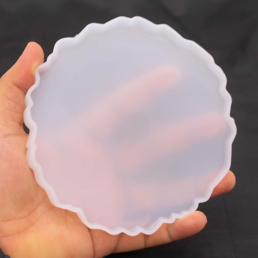 [DJ-836] Molde de silicona posavaso borde irregular 130mm