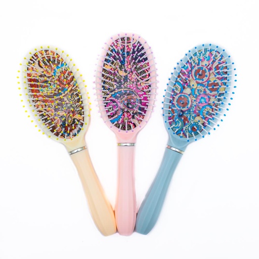 [32148] Peine cabeza circular tono pastel