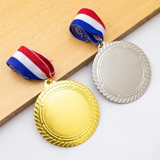 [32156] Medalla metalica borde estrella  7*7cm