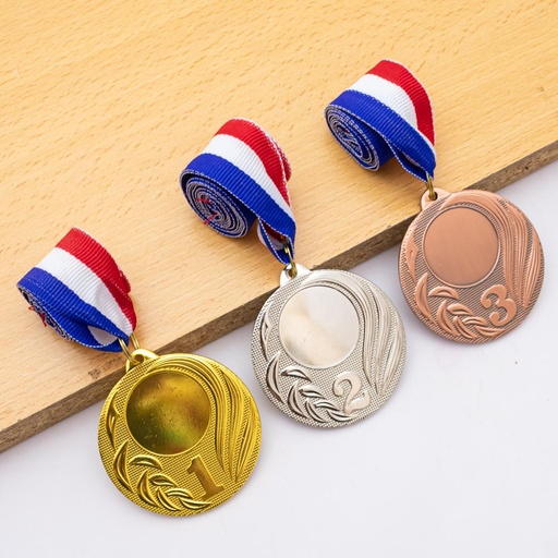 [32157] Medalla metalica (puesto 1.2.3) 5*5cm