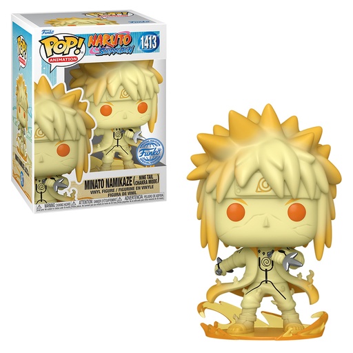 FUNKO POP NARUTO MINATO NAMIKAZE MINE TAIL CHAKRA MODE *EX* 1413