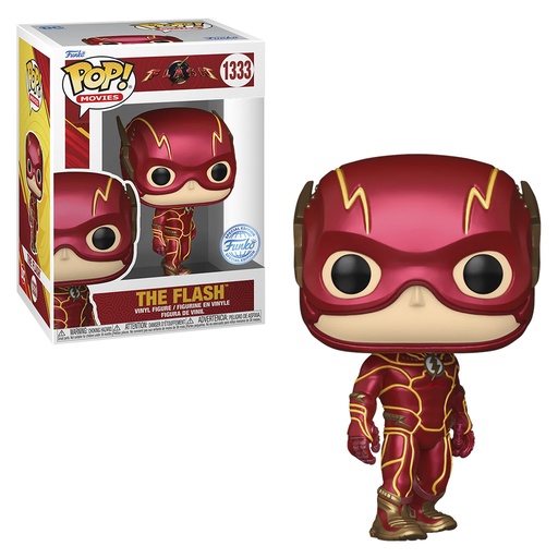 FUNKO POP THE FLASH MOVIE THE FLASH METALLIC *EX* 1333