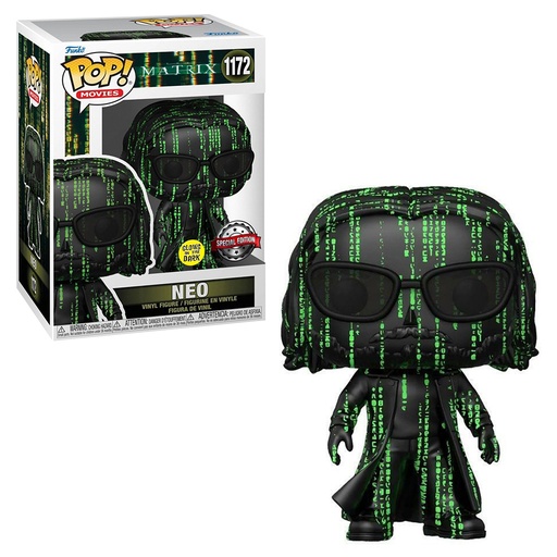 FUNKO POP THE MATRIX RESURRECTIONS NEO GLOW *EX* 1172