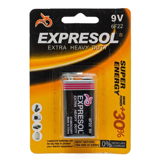 [50640] Pila 9v batería EXPRESOL