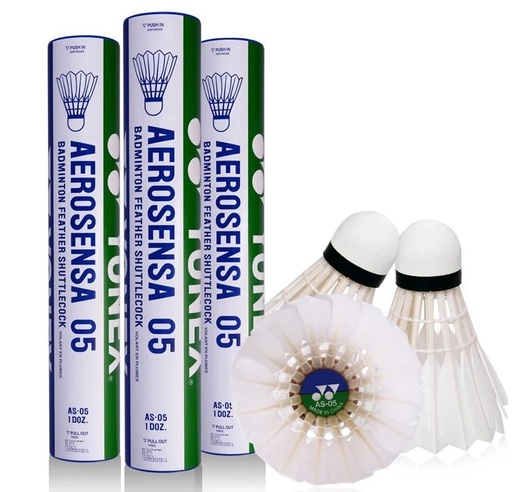 [AS-05] Volante de plumas Badminton 12 piezas YONEX