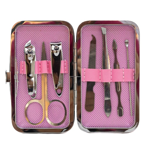 [110190] Set de manicura con estuche 7 piezas