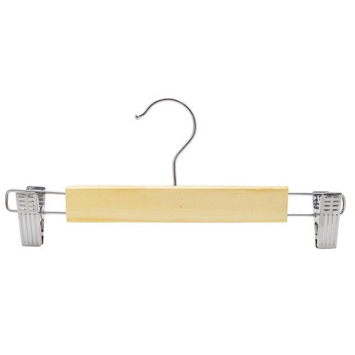[111052] Percha de madera con pinza 22cm