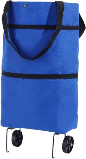 [32330] Bolsa de mercaderias plegable con rueda