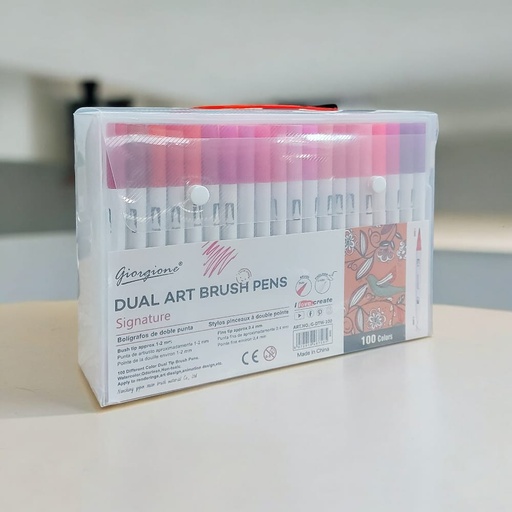 [G-DTW-100] Pincel doble punta 100pc giorgione