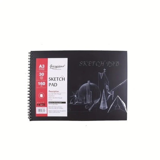 [G-SK30-A3] Cuaderno premium de dibujo 30 hojas A3