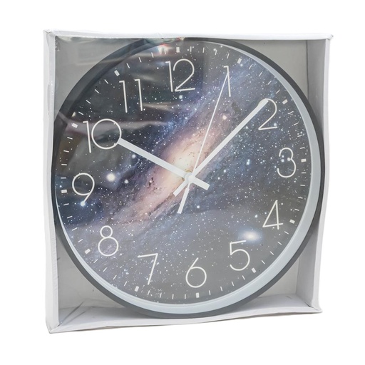 [32223] Reloj con diseños galaxia 30*30cm
