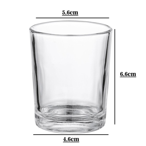 [32458] Frasco de vidrio cilindro 5.6*6.6cm 95ml