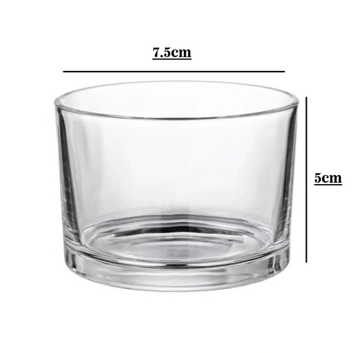 [32463] Frasco de vidrio cilindro 7.5*5cm 140ml