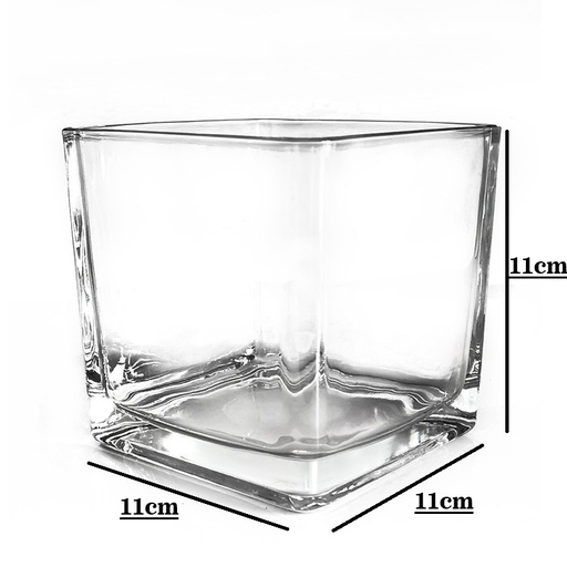 [32457] Frasco de vidrio cuadrado 11*11cm 1090ml