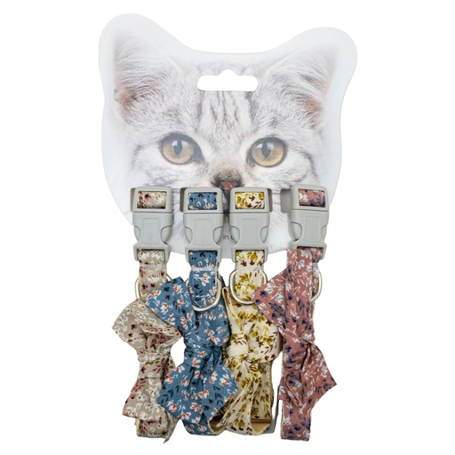 [32498] Collar con moño para mascota 4 piezas