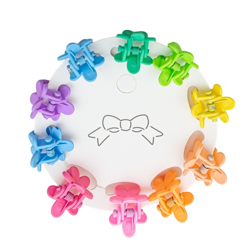 [32430] Mini pinza tono pastel 10 piezas