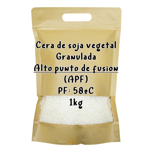 [SW0158] Cera de soja PF58 1kg (ALTO P.F.)