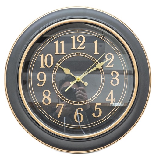 [32226] Reloj de pared dorado 45*45*5.2cm