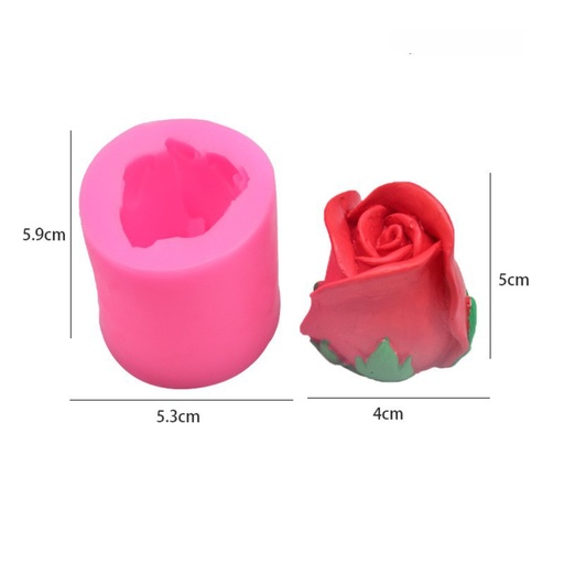 [32387] Molde de silicona capullo de rosa 5.9*5.3CM