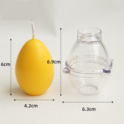 [MA0117] Molde acrílico huevo 6.9*6.3cm