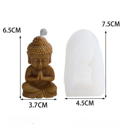 [32403] Molde de silicona forma buda 7.5*4.5cm