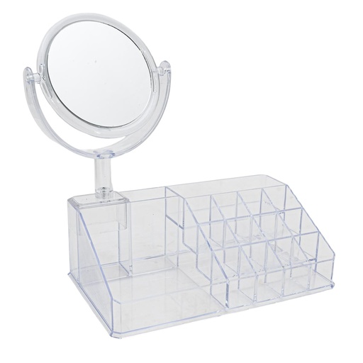 [80563] Organizador acrílico con espejo 13*21cm