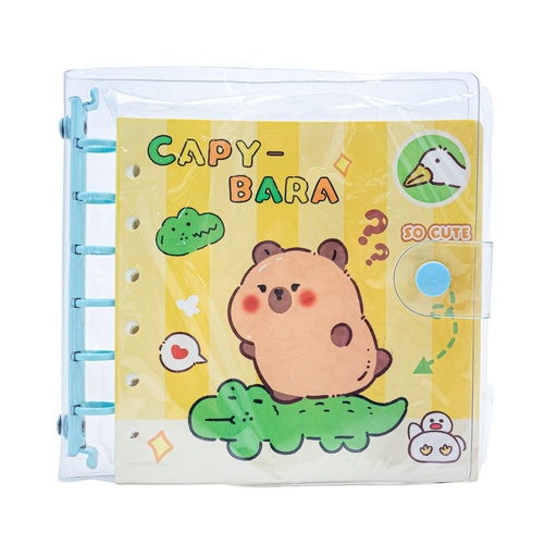 [80854] Anotador capibara hoja cuadriculada