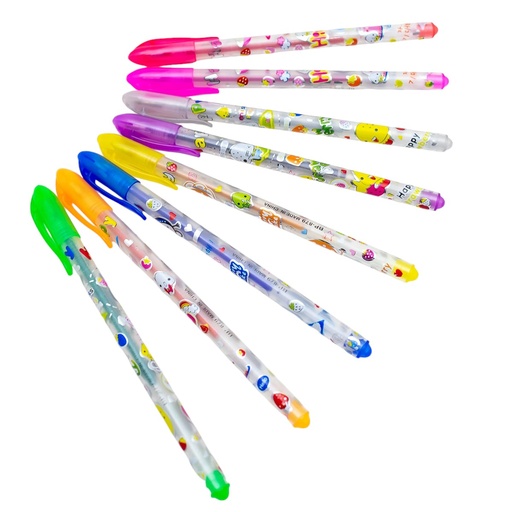 [90928] Bolígrafo flúor 8 piezas