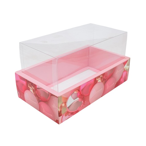 [32655] Caja con visor elevado diseño globo 25*14*14cm