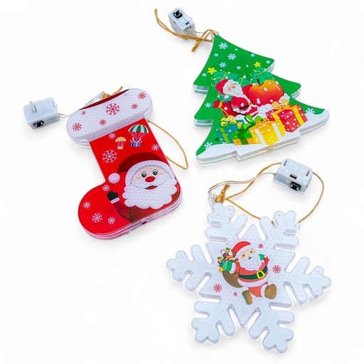 [32575] Colgante navideño con luz 1 pieza