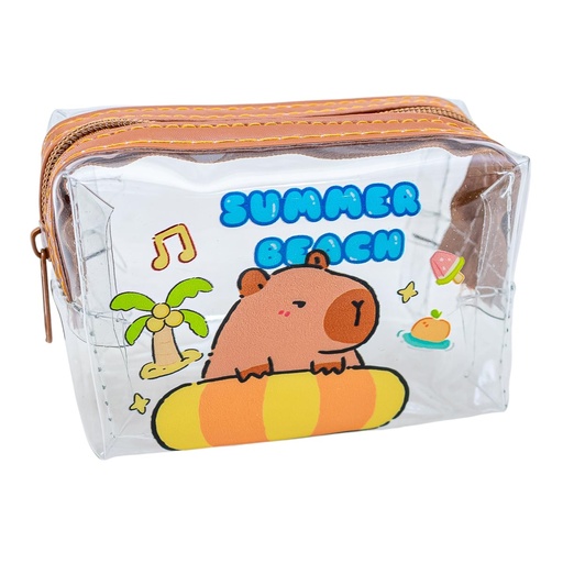 [60227] Monedero transparente diseño capibara 9*5cm
