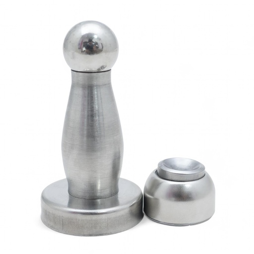 [32805] Tope con imán de acero inoxidable para puerta 7.5cm