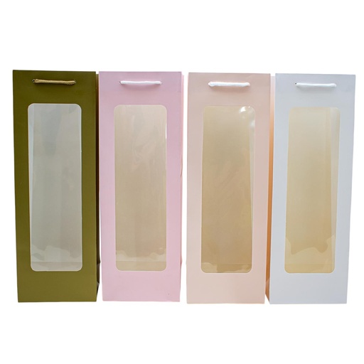 [32659] Bolsa para regalo con visor 36*12.5*8.5cm