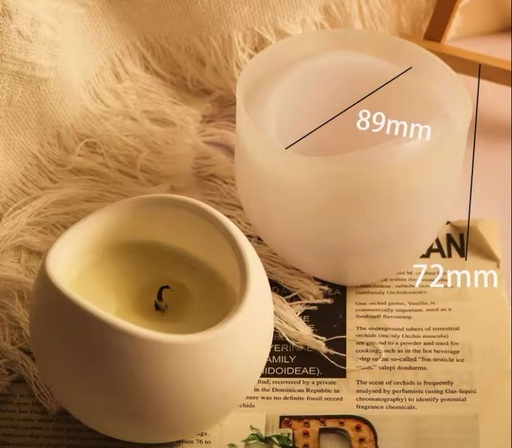 [DY215] Molde de silicona compotera liso 89*72*52mm
