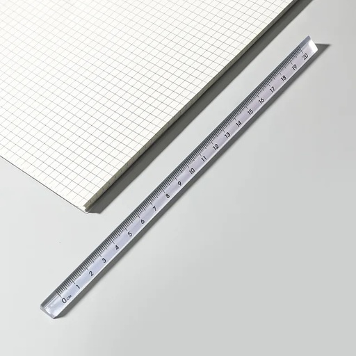 [32592] Escala triangular transparente 20cm