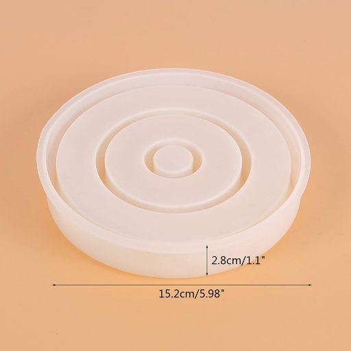 [DY214] Molde de silicona porta vela 152mm