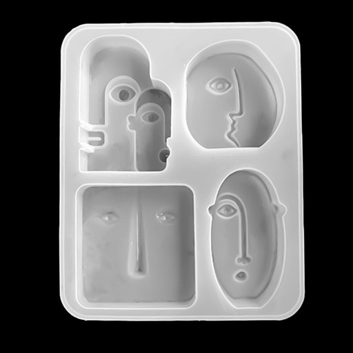 [D3811-4] Molde de silicona rostro moái 212*170mm