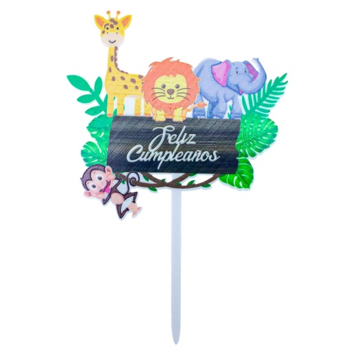 [32689] Topper para torta diseño de animales