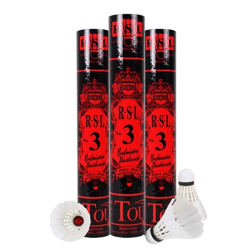 [32768] Volante de plumas Badminton RSL n°3 12 piezas