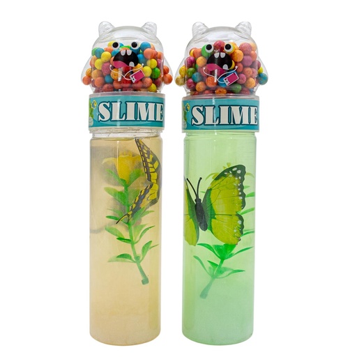 [32746] Slime con mariposa y flor