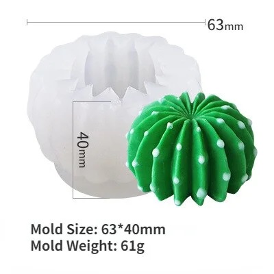 [MS0108] Molde de silicona suculenta 63*40mm
