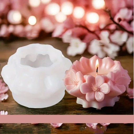 [MS0119] Molde de silicona flor de cerezo 80*48mm