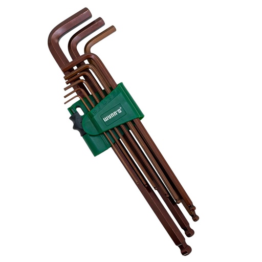 [W0439A] Juego de llave Allen 9 piezas WYNNS