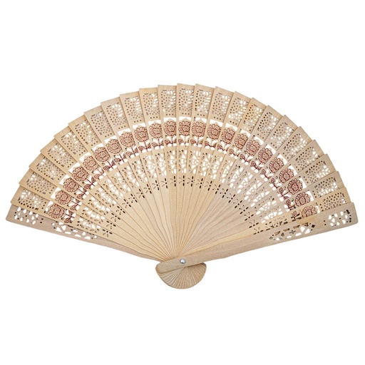 [111192] Abanico de madera 23cm