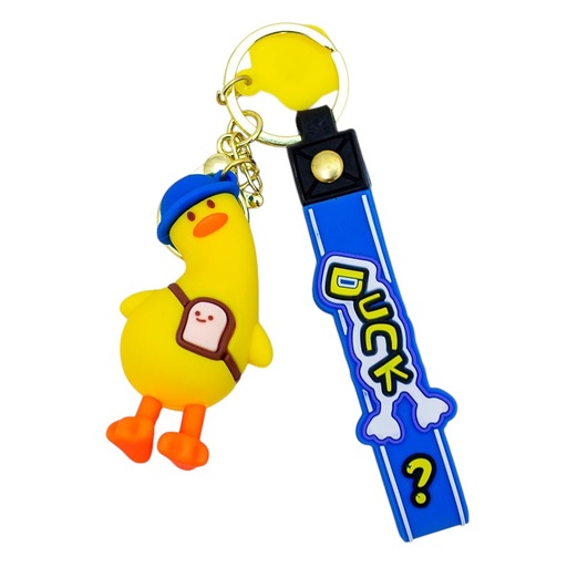 [32877] Llavero de goma pato