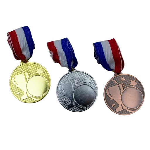 [32917] Medalla metálica diseño trofeo 5cm